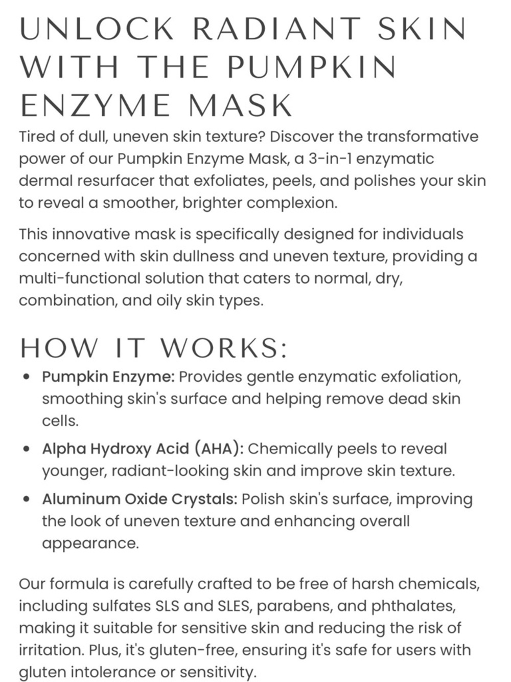 Peter Thomas Roth Pumpkin Enzyme Mask - Shimmery Gold - Picture 2 of 2